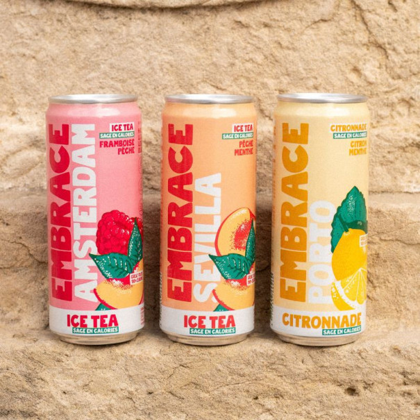 Embrace - Citronnade porto citron menthe canette 330ml x12