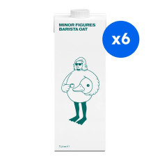 MINOR FIGURES - BOISSON VEGETALE AVOINE BARISTA BRIQUE 1L x6