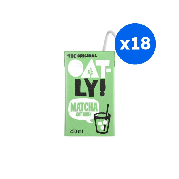 OATLY - BOISSON VEGETALE AVOINE MATCHA 250ML x18