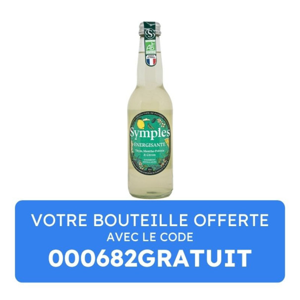 SYMPLES - INFUSION PETILLANTE ENERGISANTE 330ML ECHANTILLON x1 BIO