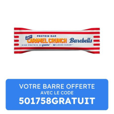BAREBELLS - PROTEIN BARRES CARAMEL CRUNCH 55G x1
