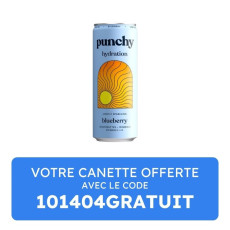 Punchy - Boisson pétillante hydratation myrtille 330ml x1