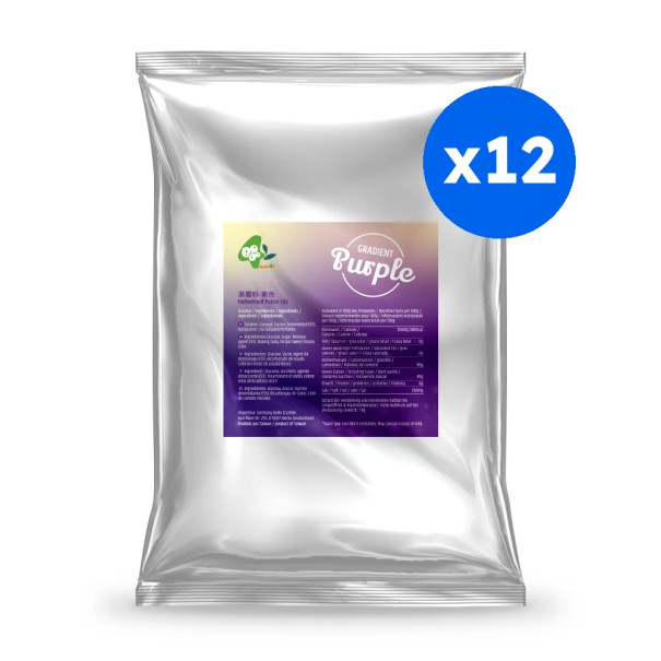 BOBOQ - GRADIENT POUDRE DECORATIVE BOISSON DEGRADEE VIOLETTE SACHET 1KG