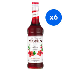 MONIN - SIROP HIBISCUS 700ML BOUTEILLE VERRE