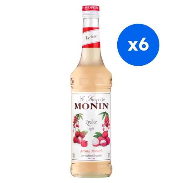 MONIN - SIROP LITCHI 700ML BOUTEILLE VERRE