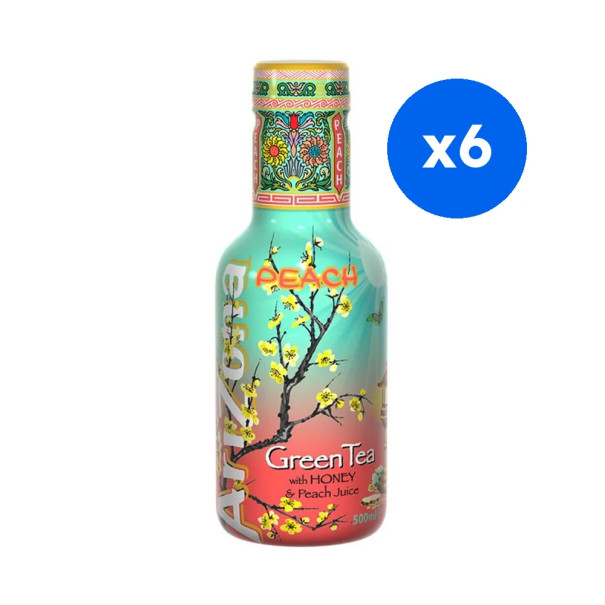 ARIZONA - THE VERT PECHE 500ML x6