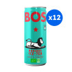 BOS - THE GLACE ROOIBOS CITRON VERT GINGEMBRE CANETTE 250ML x12 BIO