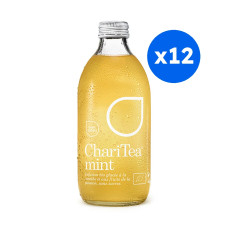 CHARITEA - MINT SANS SUCRES 330ML x12 BIO