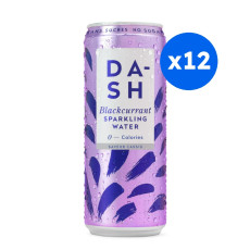 DASH - EAU PETILLANTE CASSIS CANETTE ALU 330ML x12
