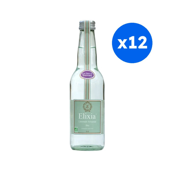 ELIXIA - LIMONADE FLEUR DE SUREAU 330ML x12 BIO
