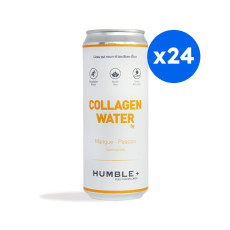 HUMBLE PLUS - EAU PETILLANTE COLLAGENE MANGUE PASSION CANETTE ALU 330ML x24