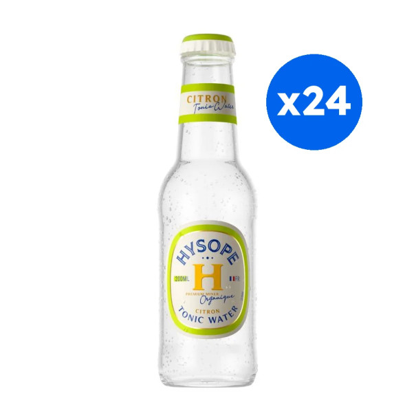 HYSOPE - TONIC CITRON BOUTEILLE VERRE 200ML X24 BIO