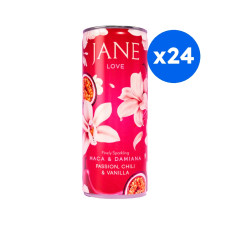 JANE - LOVE BOISSON PETILLANTE PASSION PIMENT ET VANILLE 250ML x24