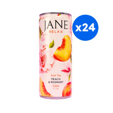 JANE - THE NOIR PECHE ROMARIN CBD 35MG CANETTE 250ML x24