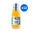 LE COQ TOQUE - JUS POMME MENTHE BOUTEILLE VERRE 250ML x12 BIO