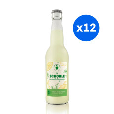 LES FILLES DE L'OUEST - SCHORLE MENTHE FOUGUEUSE BOUTEILLE VERRE 330ML x12 BIO