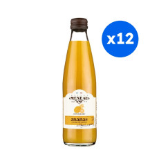 MENEAU - JUS D'ANANAS BOUTEILLE VERRE 250ML x12 BIO