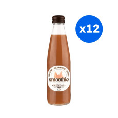 MENEAU - SMOOTHIE FRAMBOISE POIRE BOUTEILLE VERRE 250ML x12 BIO