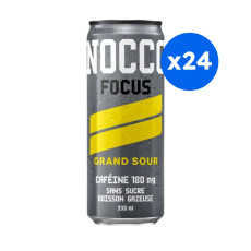 NOCCO - BOISSON FONCTIONNELLE FOCUS GRAND SOUR CANETTE 330ML x24