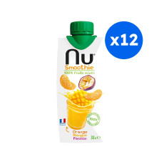 NU SMOOTHIE - ORANGE MANGUE PASSION 330ML x12
