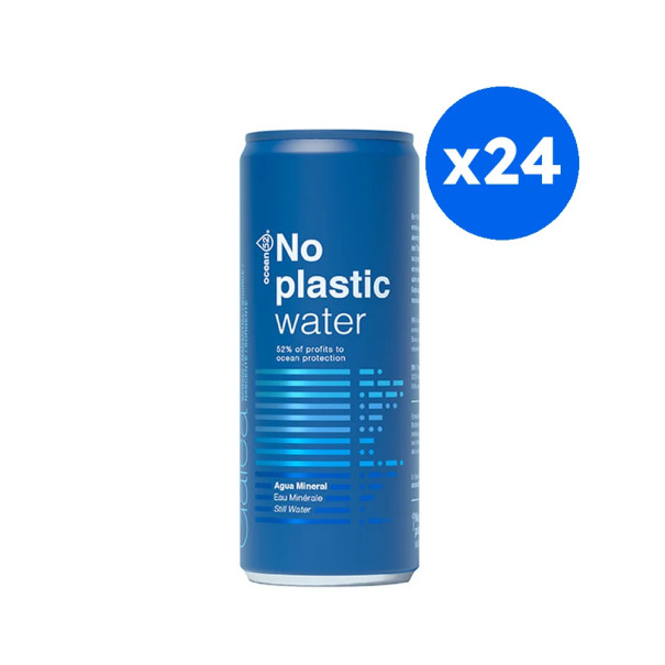 OCEAN52 - NO PLASTIC WATER EAU MINERALE PLATE CANETTE ALU 330ML x24