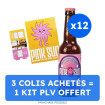 PINK SUN - SOLSTICE - SOUR FRAMBOISE BIERE SANS ALCOOL 330ML x12
