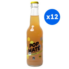 POP MATE - MATE GINGEMBRE BOUTEILLE VERRE 330ML X12 BIO
