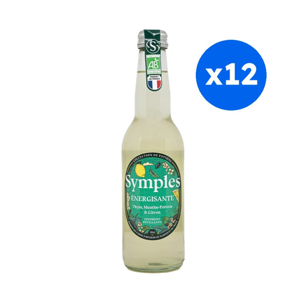 SYMPLES - INFUSION PETILLANTE ENERGISANTE 330ML x12 BIO