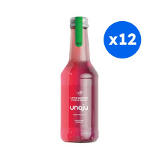 UNAJU - BOISSON PETILLANTE LITCHI HIBISCUS 250ML x12 BIO