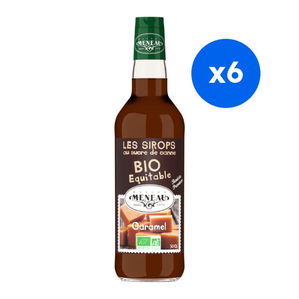 MENEAU - SIROP CARAMEL BOUTEILLE VERRE 500ML BIO