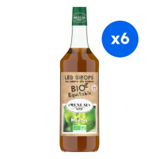 MENEAU - SIROP MENTHE BOUTILLE VERRE 1L BIO