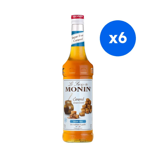 MONIN - CARAMEL SANS SUCRE SIROP 700ML BOUTEILLE VERRE
