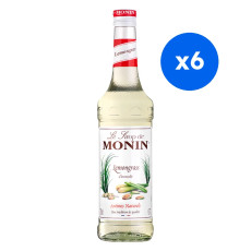 MONIN - SIROP LEMONGRASS CITRONNELLE 700ML BOUTEILLE VERRE