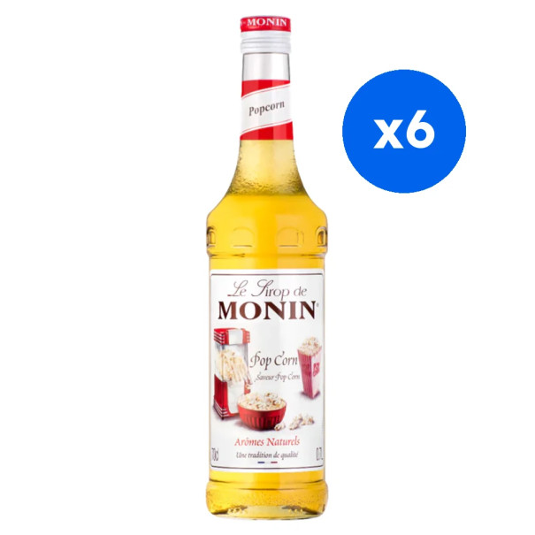MONIN - SIROP POP CORN 700ML BOUTEILLE VERRE