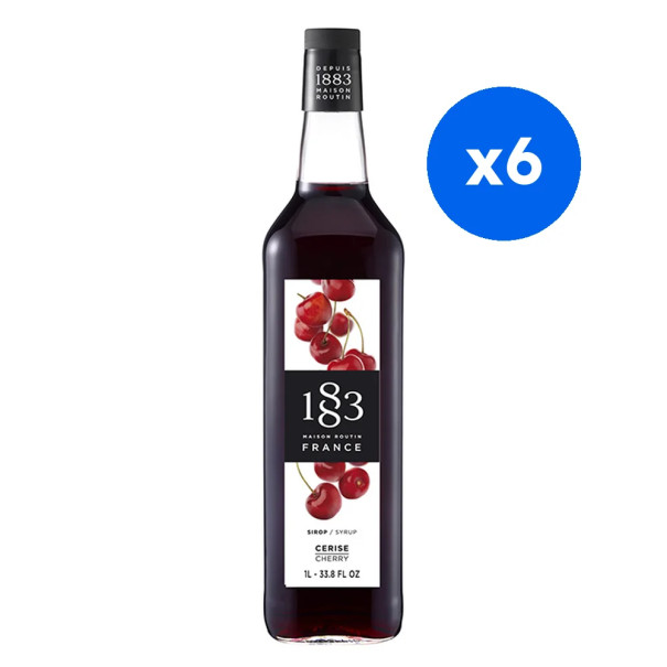 ROUTIN 1883 - SIROP CERISE 1L BOUTEILLE VERRE