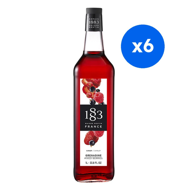 ROUTIN 1883 - SIROP GRENADINE 1L BOUTEILLE VERRE
