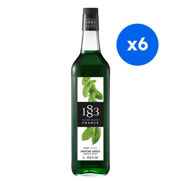 ROUTIN 1883 - SIROP MENTHE VERTE 1L BOUTEILLE VERRE