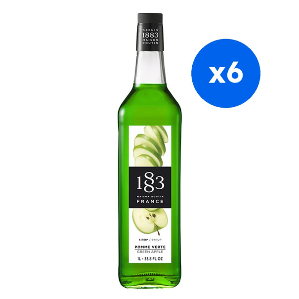 ROUTIN 1883 - SIROP POMME VERTE 1L BOUTEILLE VERRE