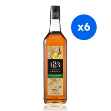ROUTIN 1883 - SIROP VANILLE 1L BOUTEILLE VERRE BIO