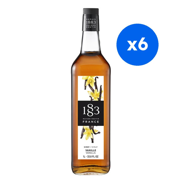 ROUTIN 1883 - VANILLE SIROP 1L BOUTEILLE VERRE