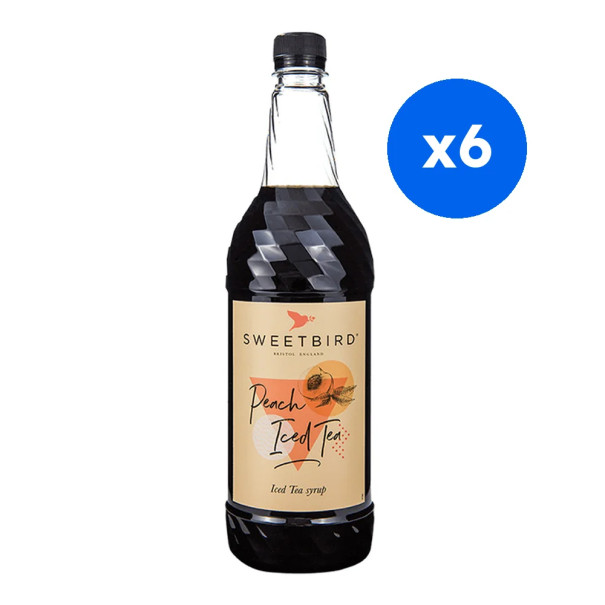 SWEETBIRD - SIROP ICED TEA PECHE 1L BOUTEILLE PET