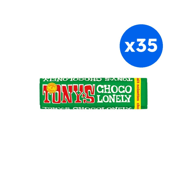 TONY'S - BARRE CHOCOLAT NOISETTE 47Gx35