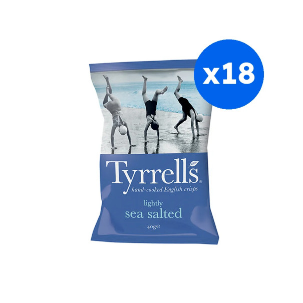 TYRRELLS - CHIPS LEGEREMENT SALE 40G x18