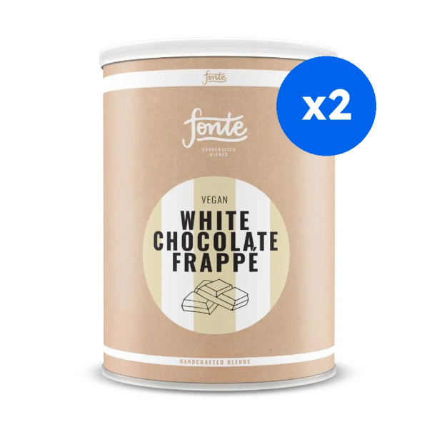 FONTE - WHITE CHOCOLATE MIX POUR FRAPPE CHOCOLAT BLANC VEGAN BOITE 2KG