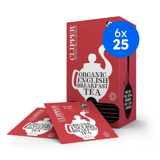 CLIPPER - THE NOIR ENGLISH BREAKFAST 2.2G x25 BIO