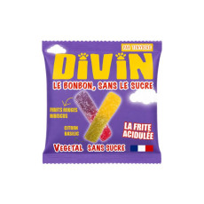 TinyBird -  Divins Frites Sans Sucre Végétal 2 Saveurs – Sachet 50g x10 | DeliDrinks