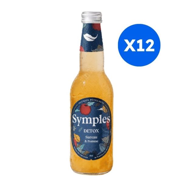 SYMPLES - INFUSION PETILLANTE DETOXIFIANTE 330ML x12 BIO