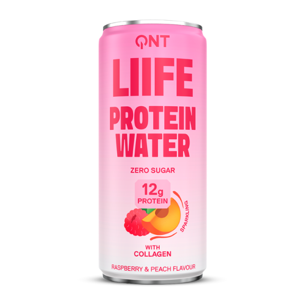 QNT - Eau protéinée framboise pêche 330ml x12