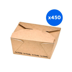BOITE MULTIFOOD CARTON KRAFT REFERMABLE 750ML x450