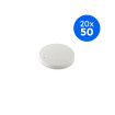 COUVERCLE CARTON BLANC 4OZ/100ML Ø65MM x50